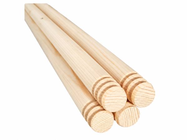 Bastones de madera para cepillos de ixtle
